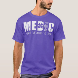 Camiseta Médico Mito Legenda DNA Medicine Hospital Médico M