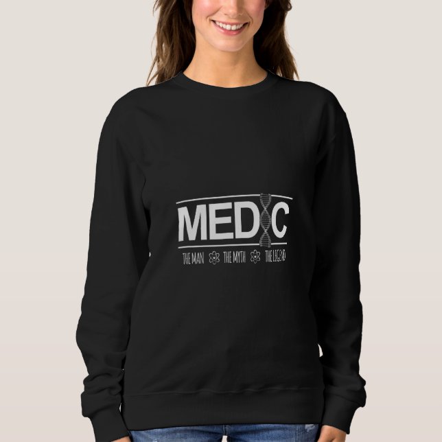 Camiseta Médico Mito Legenda Dna Medicine Hospital Médico M (Frente)