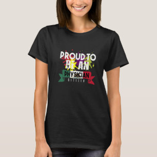 Camiseta Médico orgulhoso Trabalhador de Carreira Cidadão P