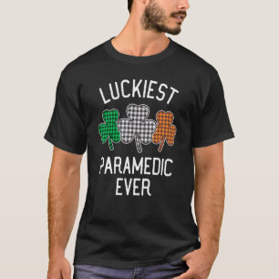 Camiseta Médico Paramédico Mais Sortudo Dia de São Patrício