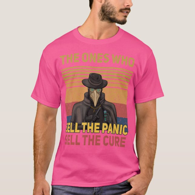 Camiseta Médico Plaga - Os Que Vendem O Pânico Vendem T (Frente)