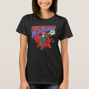 Camiseta Médico SUPERWOMAN, Enfermeira, Médico para o resga