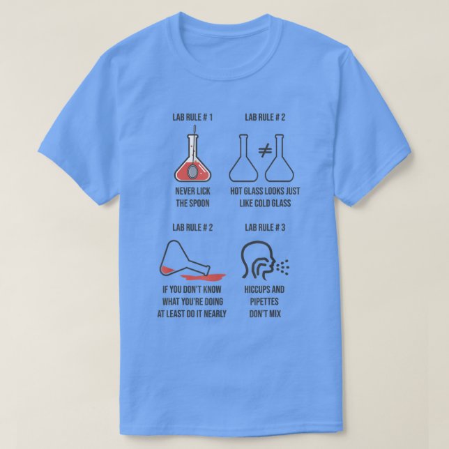 Camiseta Médico-Técnico de Ciência de Laboratório Médico (Frente do Design)