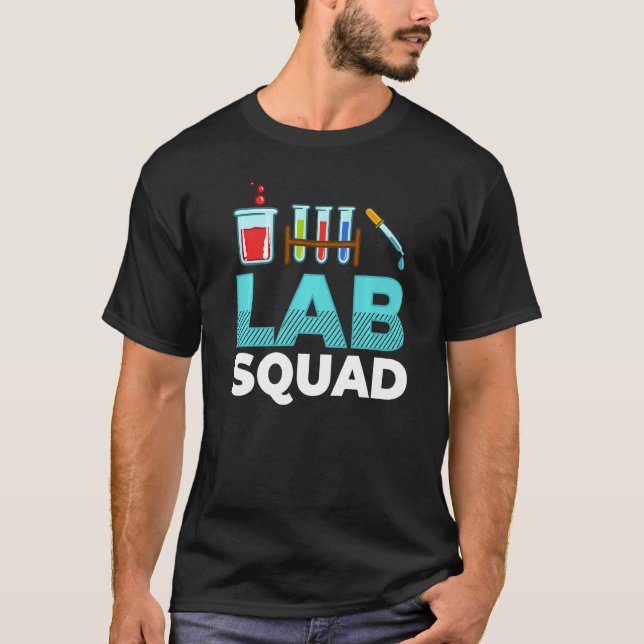 Camiseta Médico-Tecnológico Cientista do Laboratório Clínic (Frente)