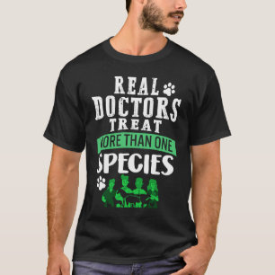 Camiseta Médico Veterinário Real Tratar Mais De Um Especi