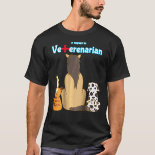 Camiseta Médico Veterinário Veterinário Futuro, Vetente Asp