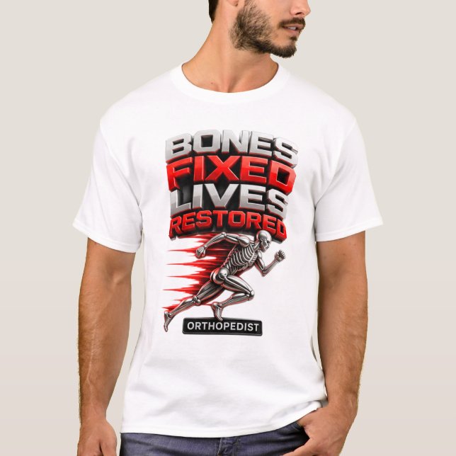 Camiseta 🦴Médicos Ortopédicos Que Restauram a Força 🔩 (Frente)