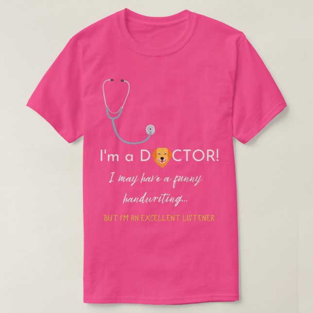 Camiseta Médicos são ouvintes (Frente do Design)