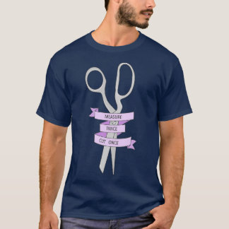 Camiseta Medida cortada duas vezes uma (3)