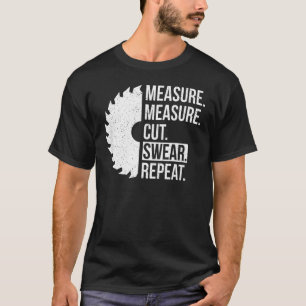 Camiseta Medida Cortar Dia de os pais De Repetição De Suor