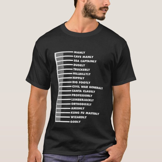 Camiseta Medida da barba (Frente)