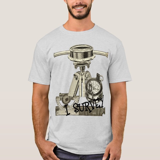 CAMISETA MEDIDA GEOGRÁFICA OU DE INQUÉRITO TERRESTRE (Frente)