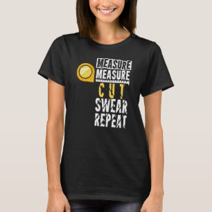 Camiseta Medida Medida de corte de juramento repito Artisan