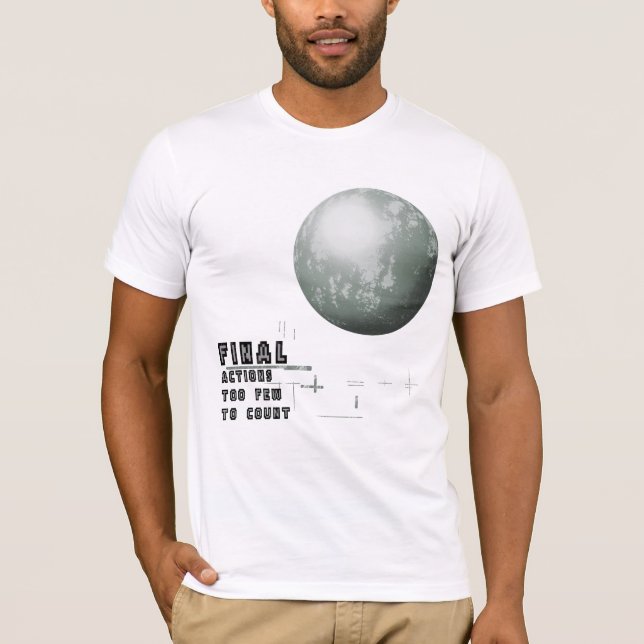 Camiseta Medidas definitivas demasiado poucos a contar (Frente)