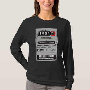 Camiseta medidor de eletricidade Aniversário do medidor de