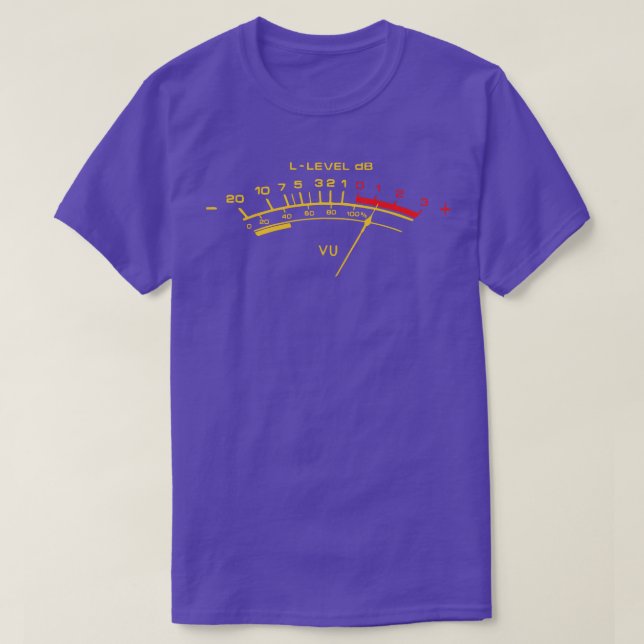 Camiseta medidor de vu Hat (Frente do Design)