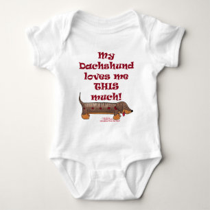 Camiseta Medidor do amor do Dachshund