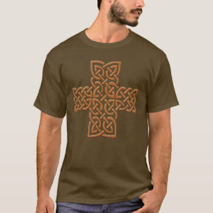Camiseta Medieval Celtic Cross Knots Art Design