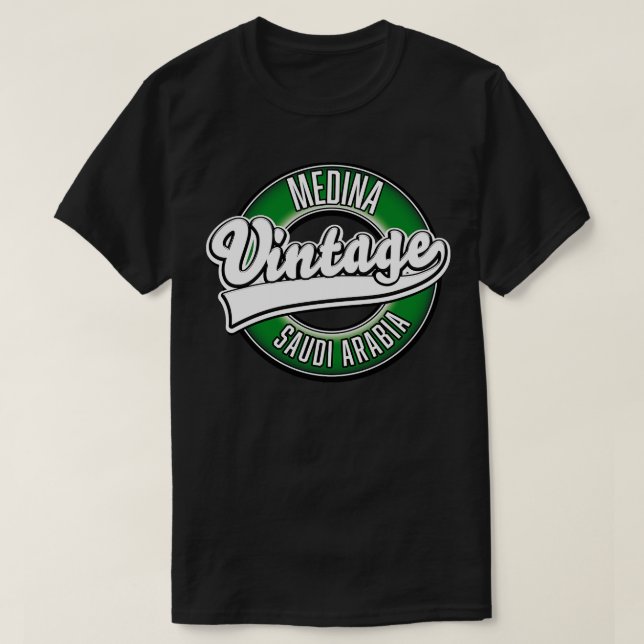 Camiseta Medina saudi arabia vintage (Frente do Design)
