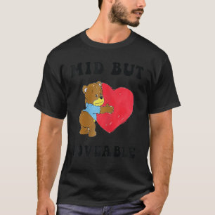 Camiseta Médio, Mas Urso De Urso Amovível
