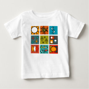 Camiseta Médio-século Moderno Smorgasbord