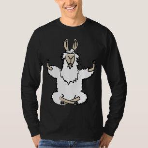 Camiseta Meditação Alpaka Meditando Alpaca Om