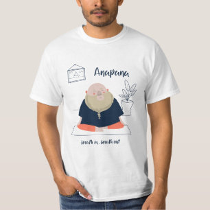 Camiseta Meditação Anapana Respira Vipassana Respirando