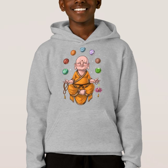 Camiseta Meditação Baby Buddha (Frente)