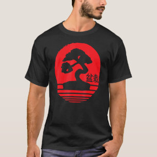 Camiseta Meditação Bonsai Kanji Japão