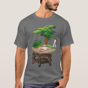 Camiseta Meditação Bonsai SONHOS DO JARDIM ZEN retrô 90