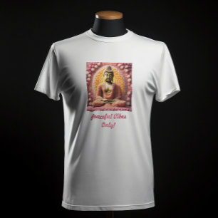 Camiseta Meditação Buda Flor Rosa-Flor