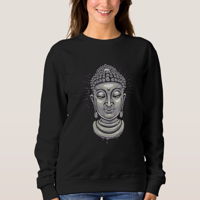 Camiseta Meditação Buda Vintage, Budismo (Frente)