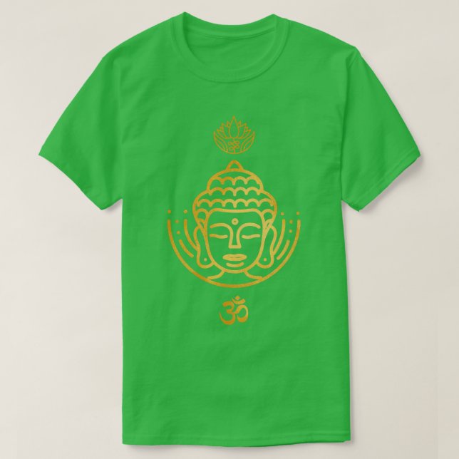 Camiseta Meditação Buda Zen Budismo Om Harmonia (Frente do Design)