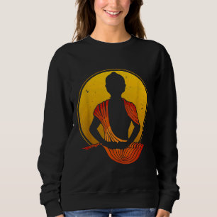 Camiseta Meditação Buddha Vintage Buddhismus Spirituell