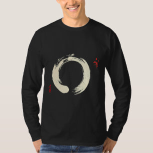 Camiseta Meditação budista Yoga Bonsai Zen Enso Circle Go