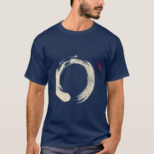 Camiseta Meditação budista Yoga Bonsai Zen Enso Círculo