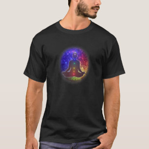 Camiseta Meditação Chakra por Radiação do Fluxo Energético