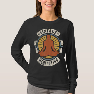 Camiseta Meditação Clássica Vintage Retro 60s 70s