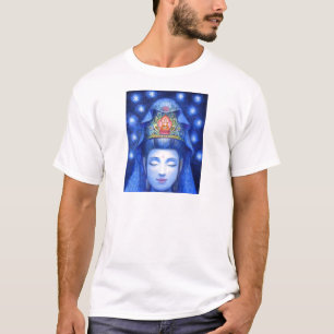 Camiseta Meditação da meia-noite Kuan Yin do zen