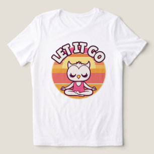 Camiseta meditação de coruja