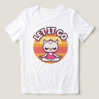 Camiseta meditação de coruja