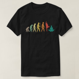 Camiseta Meditação de Evolução Humana Yoga