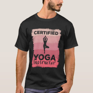 Camiseta Meditação de Instrutor Yoga Certificada