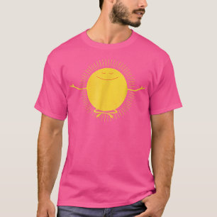 Camiseta Meditação de Ioga - Meditação de Sun Worship - Mot