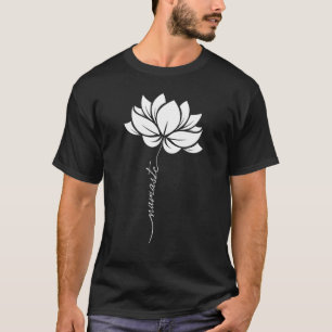 Camiseta Meditação de Lótus Flower Namaste Yoga Zen Bohemia