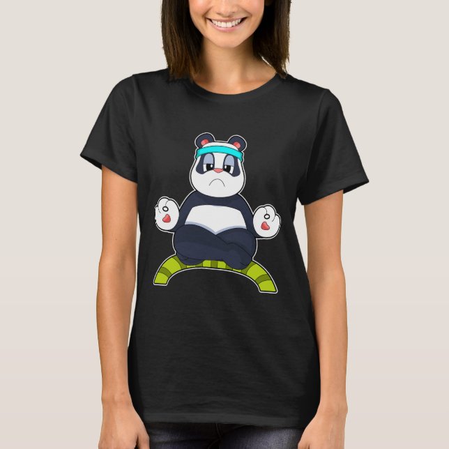 Camiseta Meditação de Malhação Panda Yoga (Frente)
