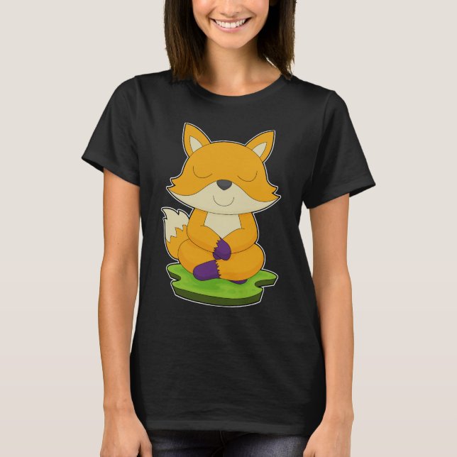 Camiseta Meditação de Malhações Fox Yoga (Frente)