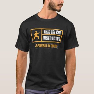 Camiseta Meditação de Meditação Yin Yang Instrutor Tai Chi