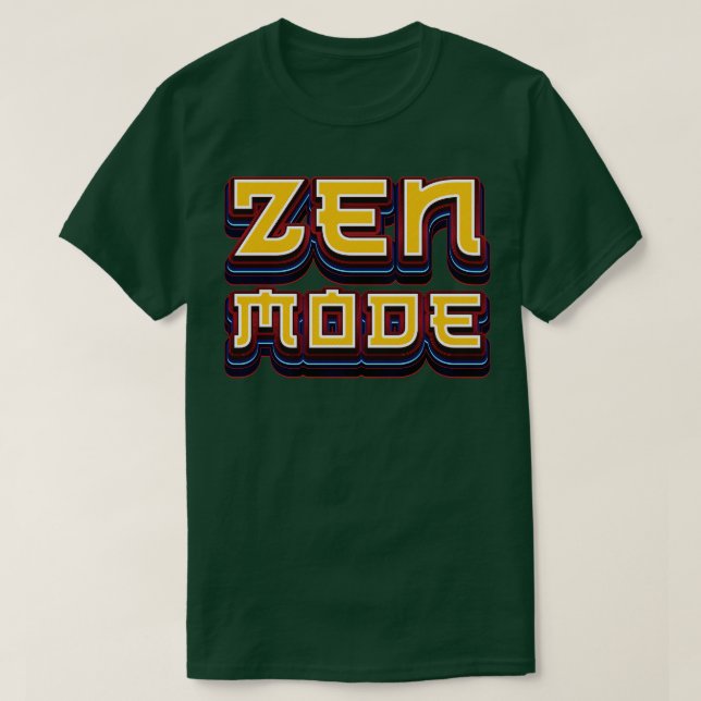 Camiseta Meditação de Modo Zen (Frente do Design)
