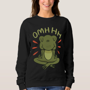 Camiseta Meditação De sapos Em Uma Posição De Yoga